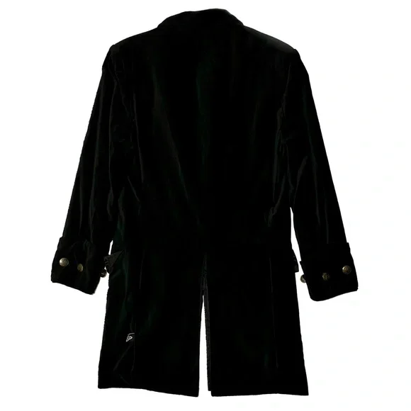 SOLD! RARE Jimi Hendrix Black Velvet Pirate Frock Coat Rock & Roll Religion Sz S - Picture 2 of 12
